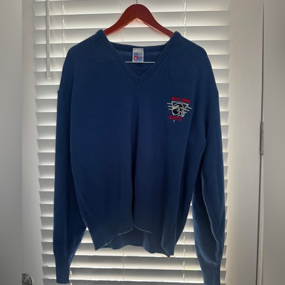 Vintage 90s New York Giants V-neck sweatshirt 🏈